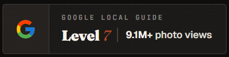 Google Local Guide Level 7 badge
